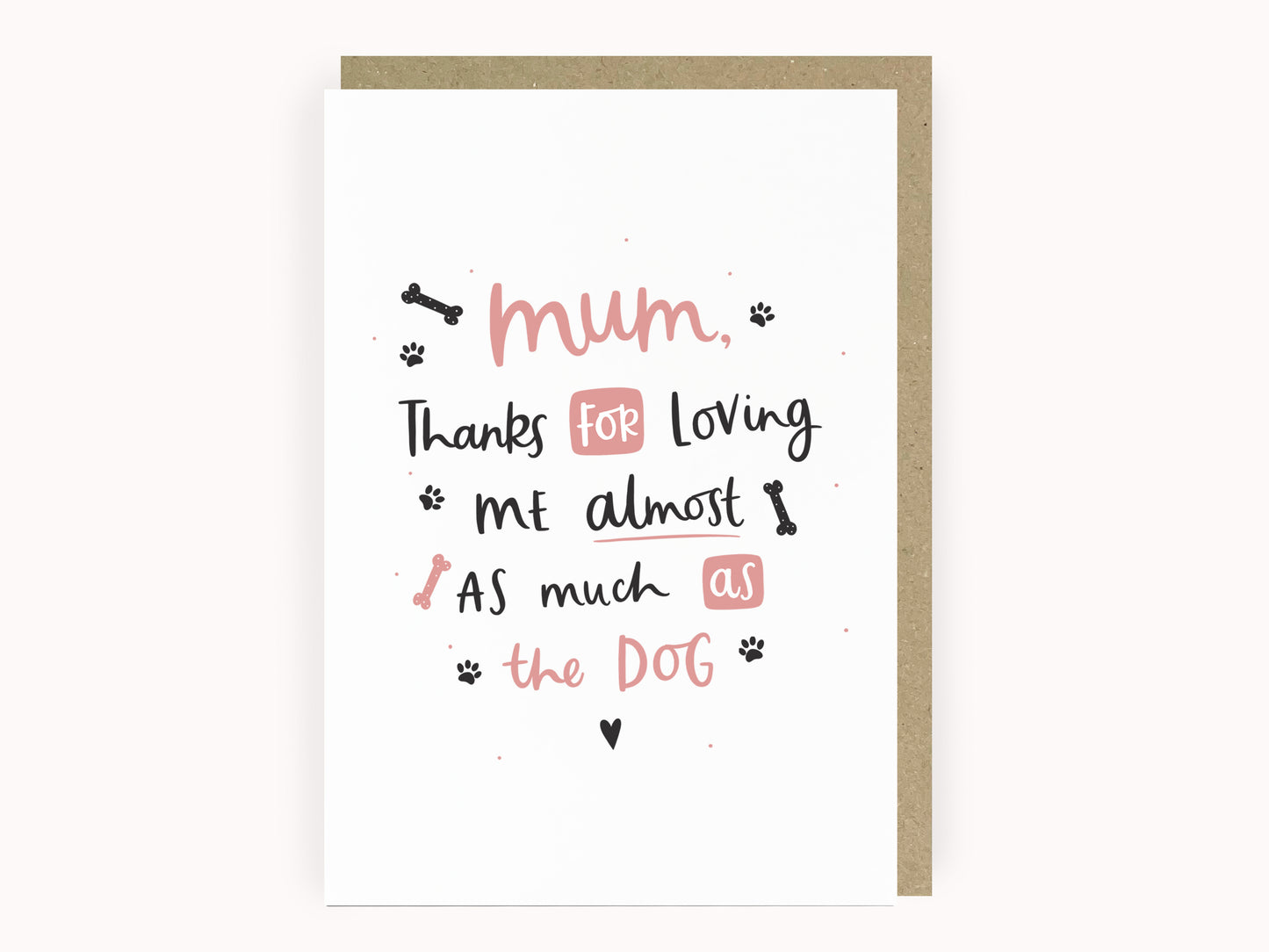 Funny dog mother's day card by abbie imagine