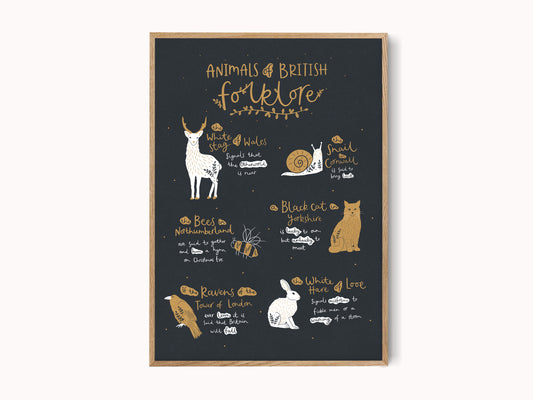 Animals of British Folklore Print