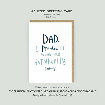 Move Out Father's Day Card