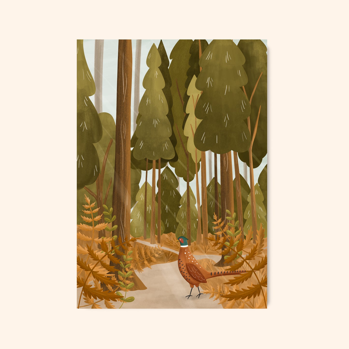 In the Forest Illustrated Print