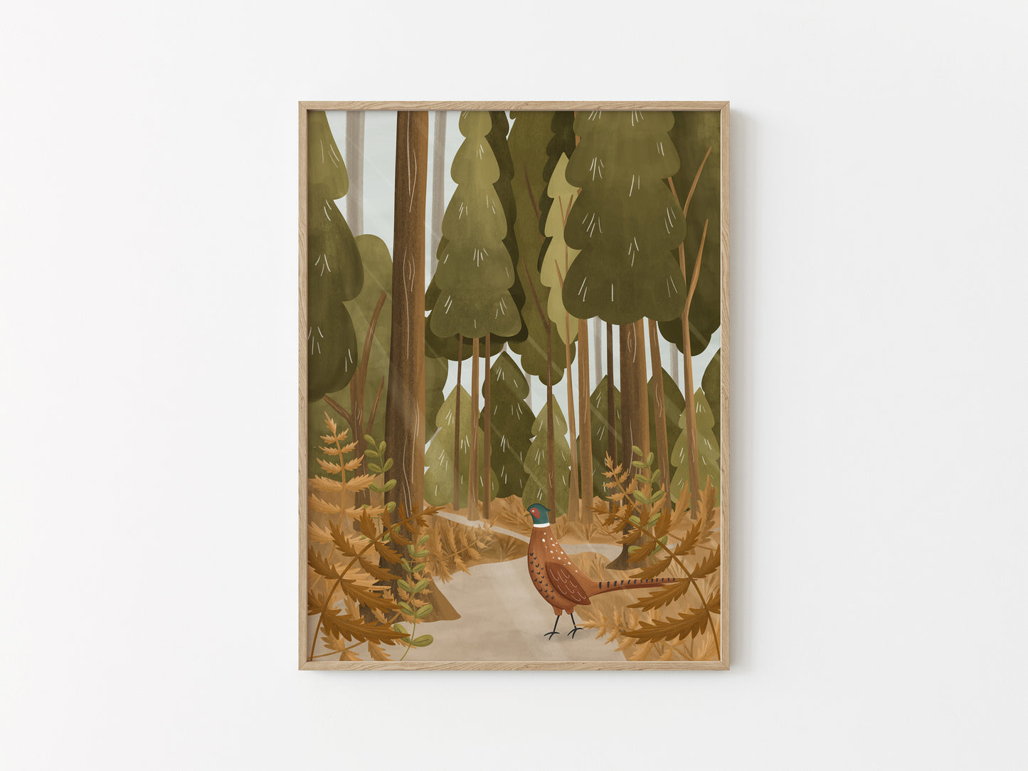 In the Forest Illustrated Print