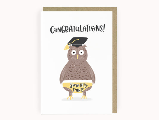 Smarty pants congratulations graduation card by abbie imagine