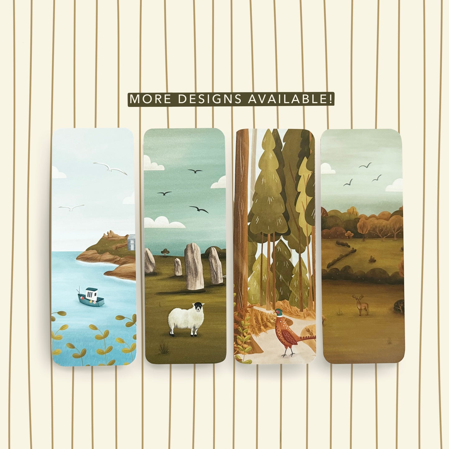 Forest Landscape Bookmark